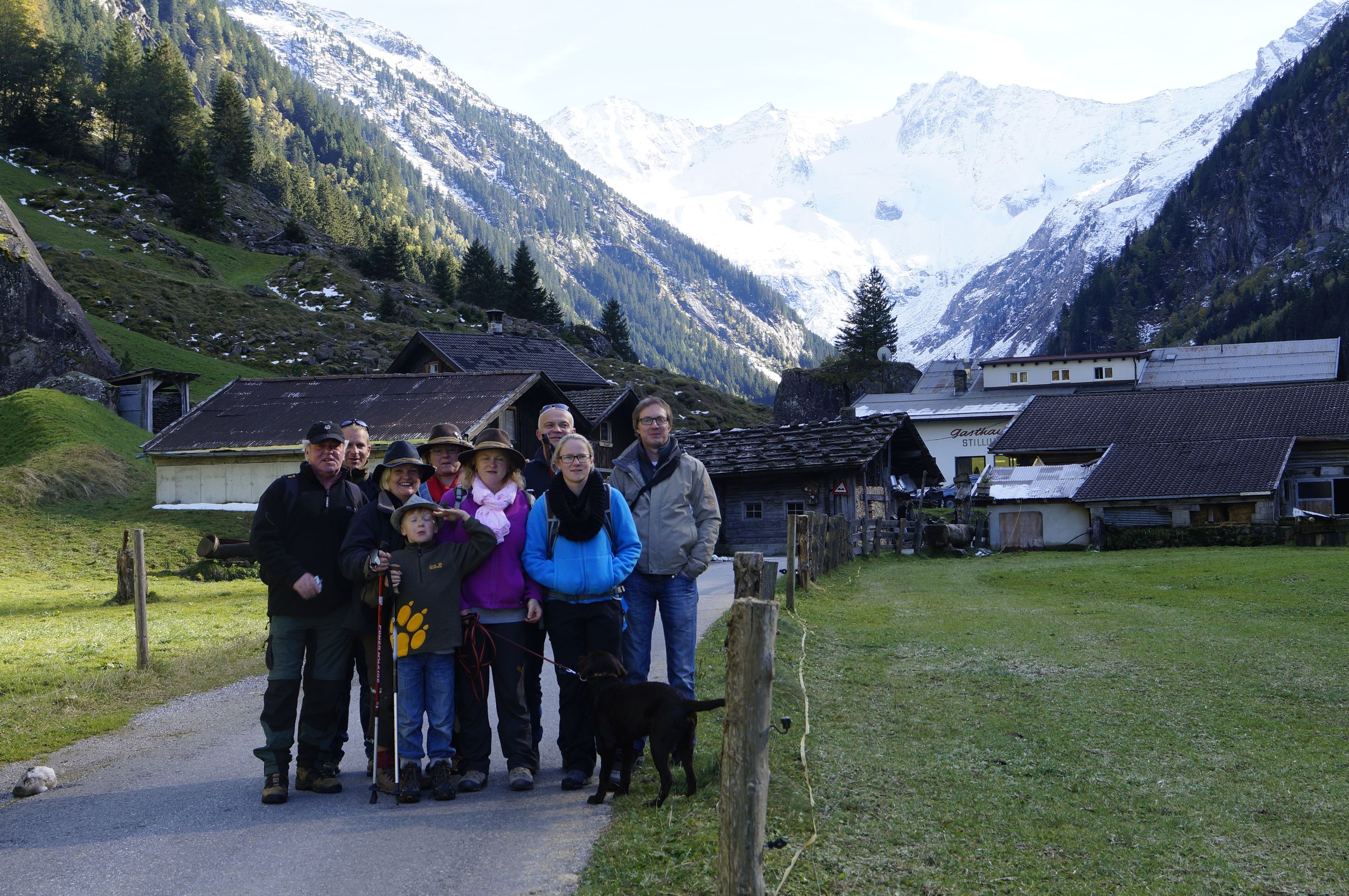 Familienfoto im Stilluptal (Zillertal)